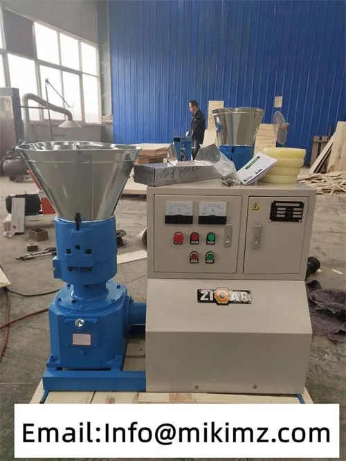 Komerční mlýn na dřevěné pelety