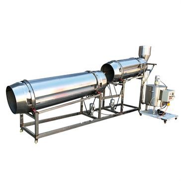 100-300kg rotační bubnové válečkové koření snack making machines