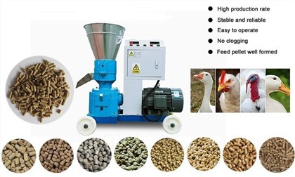 Krmivo pro dobytek Mini Pellet Machine Pellet
