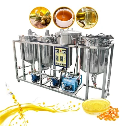 1-5Tun Sunflower Groundnut Rafinery Machine Line